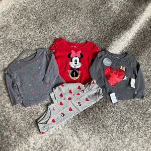 Minnie Mouse 12-18M Lot NTW & EUC! GAP Baby Girl